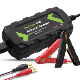 C45b Roypow 12v Battery Charger 3-amp Automatic Smart Maintainer Trickle