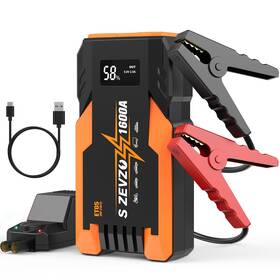 1600a S Zevzo Et05 Jump Starter Portable Car Battery Pack For Up