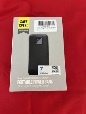 Safe Speed 313031776739 Portable Quick Charger Power Bank 40000mah 30w Qc 4.0 Flashlight Led Display New