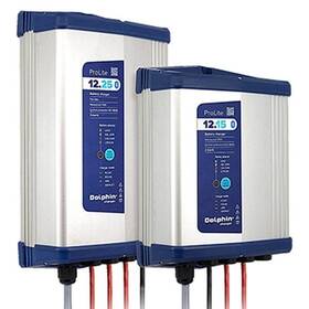 3-bank Scandvik 99225 Dolphin New Prolite 25a 12v Battery Charger