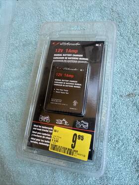 Schumacher 026666706995 Se-1 12v 1 Amp Manual Battery Charger