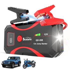 Qd-208 Scstartx Car Battery Jump Starter Portable Power Pack 2000a Peak Box For