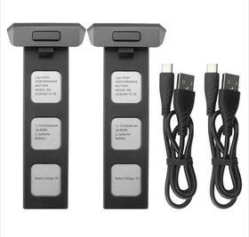 Sea Jump 793466310942 Lot Of 2 3s 11.1v 2600mah Lithium Battery W Usb Charging Cables