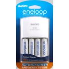 Sec-mqn064 Sanyo Eneloop Nimh Battery Charger With Rechargable Batteries 043168976534