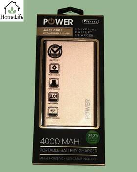 Pw4001 Sentry Industries Inc. New Factory Sealed - 4000mah Power Bank