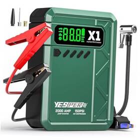 Js-507 Shenzhen Carku Technology Co. Limitted Jump Starter With Air Compressor 2000a 150psi Battery Jumper Green