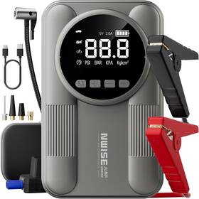 Jac-100 Shenzhen Fconegy Power Solution Co. Ltd. Portable Car Jump Starter With Air Compressor 160psi 6000a Box Battery Pac