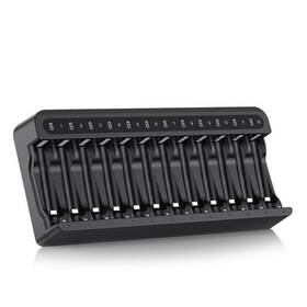 Zn1224e Shenzhen Nengwo Technology Co. Ltd 12 Bay Aa Aaa Battery Charger Usb High-speed Charging Independent Slot For