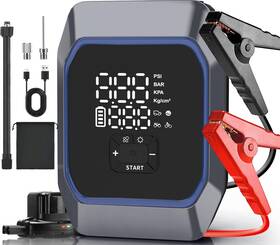6000a Shenzhen Smartnewo Technology Co. Ltd. Kf03 Car Jump Starter With Air Compressor Upgraded Portable Battery Charger