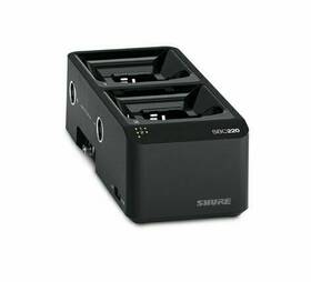 Sbc220-us Shure Networked 2-bay Battery Charger With Power Supply - Black