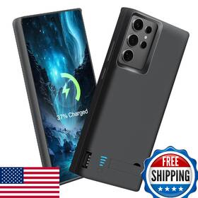 B0d7vthn2c Sitong Galaxy S24 Ultra 5000mah Rechargeable Extended Battery Charging Case Blac