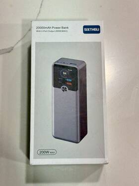S2112 Sixthegu Sixthgu 20000mah Power Bank 200w Max Usb-c/usb-a Portable Fast Charger