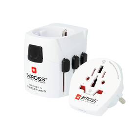 1.103160 Skross 640166320364 World Travel Adapter Light White