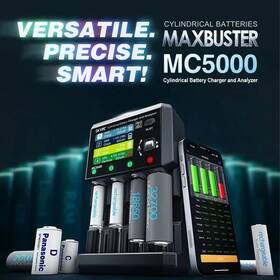 Sk-100214 Skyrc Mc5000 Cylindrical Battery Charger And Analyzer Li-ion Hv Lifepo4 Nimh