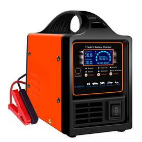 Solamr 717019492596 12v/24v Car Battery Charger Heavy Duty Auto Shutoffs 0-15a Smart Fast/trick
