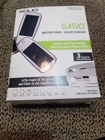 S13-af1rw Solio Classic2 Battery Pack Solar Charger Nib