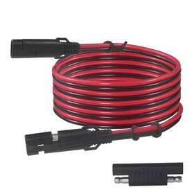 B09y1t32zf Sparking Sae 16awg Heavy Duty 6ft Battery Charger Extension Cord With Quick Disconnect Sa