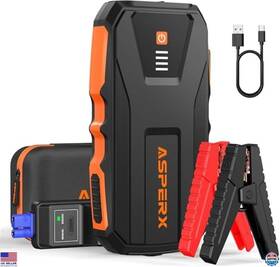B0dhfv99t3 Stanley 3000a Car Jump Starter 12v Portable Battery Pack With Led Light And Smart Cables
