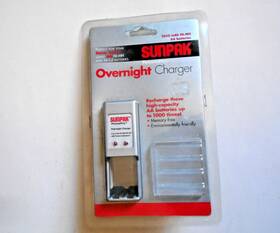 Acc-m1079-01 Sunpak Sunpack Overnight Charger 2650 Mah Ni-mh For Aa Batteries