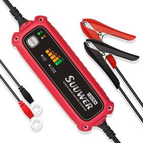 Suw050 Suuwer 5-amp Automatic Battery Charger 12v Lead-acid Or Lithium Lifepo4 Smart Bat