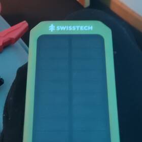 11655 Swisstech 20000mah Solar Power Bank Charger Usb-c Usb-a Micro-usb Powered