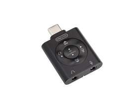 Sd-aud20228 Syba Type-c Audio Adapter Dac 96 Khz 24 Bit To 3.5mm And Mic Jack 3 Level Eq
