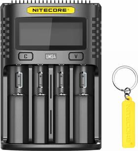 Ums4 Sysmax Innovations Co. Ltd. 313043138150 Nitecore Intelligent Qc 4-slot Quick Battery Charger For Li-ion/imr/lifepo4