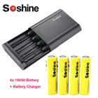 Syyzh057-80 Soshine Power Charger High Capacity Recgargeable Batteries 889251525094
