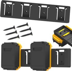 Szwjt-lv 445042216270 Battery Rack Compatible With Dewalt 20v Holder Mount 4 Slot Bulk Batter