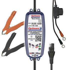 Tm-431 Tecmate 681565966460 Optimate 3 7-step 12v 0.8a Sealed Battery Saving Charger And Maintainer