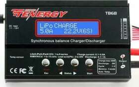 1s-6s Tenergy 01435 Tb6b Balance Charger For Nimh/nicd/li-po/li-fe Packs Power Supply