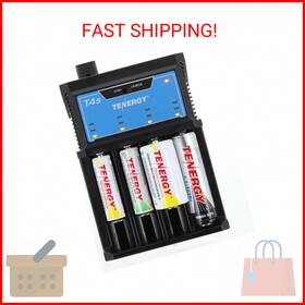 Tenergy 844949018753 T4s Intelligent Universal Charger 4-slot Battery For Li-ion Li