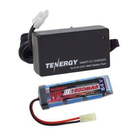 B009sbe0ui Tenergy Airsoft Battery 8.4v 1600mah Nimh Flat Pack With Mini Tamiya Connector