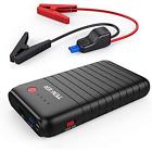Tenkera11t Cables Portable Car Jump Starter Emergency Battery Booster 754970027528