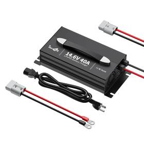 T12v40a-bcha-h-y Timeusb 14.6v 40a Lifepo4 Battery Fast Charger 12v Lithium With