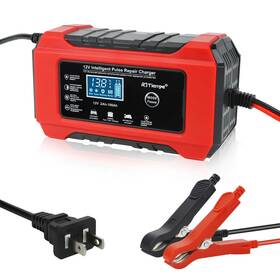 Us-rj-c120501c Tiphope Car Battery Charger-10-amp 12v And 24v Fully-automatic Smart Batt