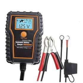 Tonny 728676997416 12 Volt Battery Maintainer Trickle Charger Float Lcd Display