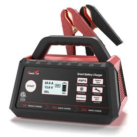 Bc-025-us13 Towertop 3/15/25 Amp Car Battery Charger 12v Fully Automatic Smart Maintainer