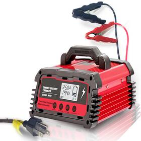 Treeligo 750081723090 25a Battery Charger 12/24v Automatic Smart Car Portable Auto