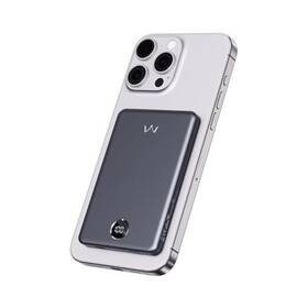 Mxb018 U2o Global Co. Ltd. Magnetic Portable Charger 5000mah Ultra-slim Power Bank Wireless Gray