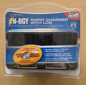 U12-42078 Ultra N-rgy 8 Slot Aa-aaa Lcd Rapid Battery Charger Ni-mh Ni-cd 2500 Mah Car