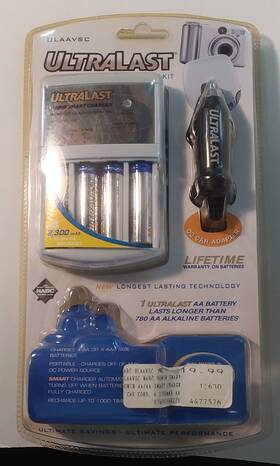 Ultralast 076097108271 Ultalast 90 Minute Smart Charger Kit New Old Stock