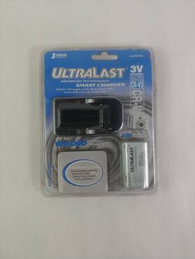 Ulcrv3rk Ultralast New Smart Charger Cr-v3 Rechargeable Battery