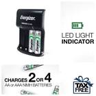 Upn-upn-139207 Energizer Recharge Universal Fast Charger For Batteries Newest 39800121042