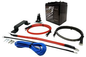 Ft4102ndrzr Utv Stereo Polaris Rzr 2nd Battery Kit Second With Agm Mount Isolato