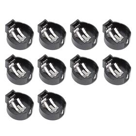 Cr2477 Uxcell 714998272164 10 Pcs Horizontal Battery Holder Black Container Case