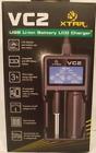 Vc2 Xtar Premium Usb Battery Lcd Display Charger Black 6952918320388