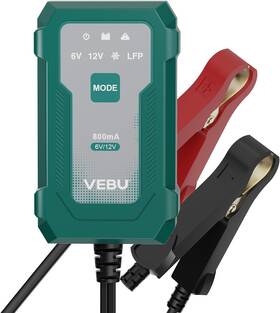 Vb-acdc08-01 Vebu 800ma Smart Battery Charger And Maintainer - Automatic For 6v/12v Lead Acid/lithiu
