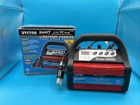 Tvec1088a Vector 617977088254 Smart 2/6/12 Amp 12v Battery Charger Tested Working