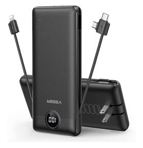 V11s Veger 10000mah Charger Ac Plug Usb-c Micro Usb Lightning